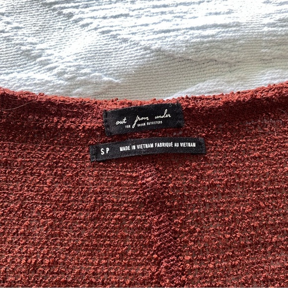 UO Brick Red Logan Knit Sweater - Picture 4 of 4